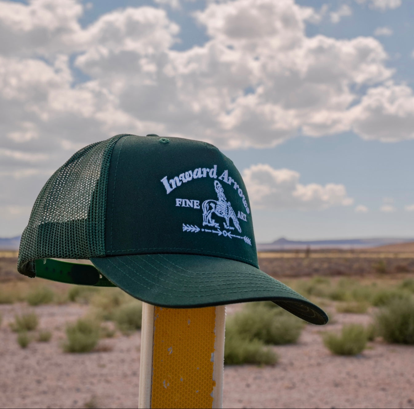 Green Trucker hat