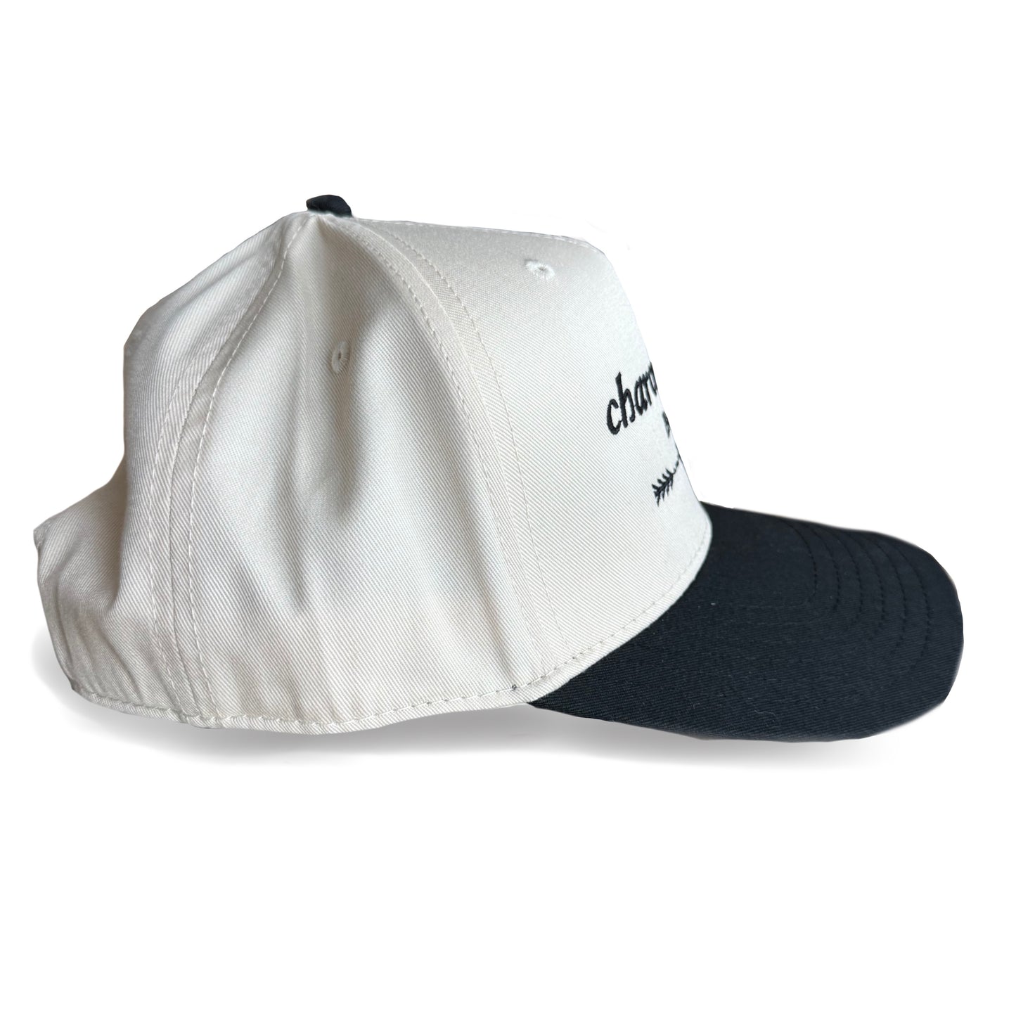 Black and white hat