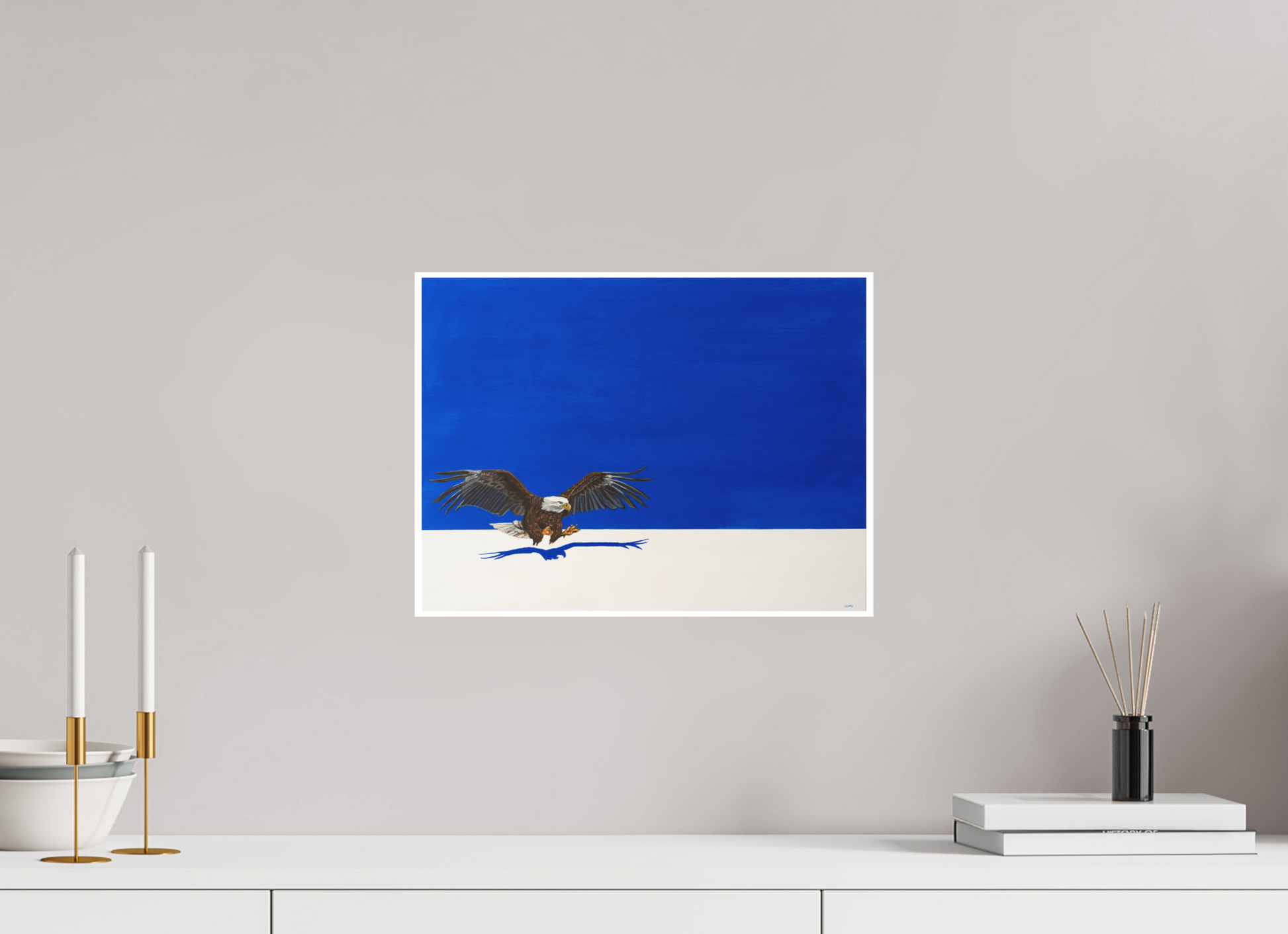 16 x 12″, Fine Art Print White Earth - Eagle