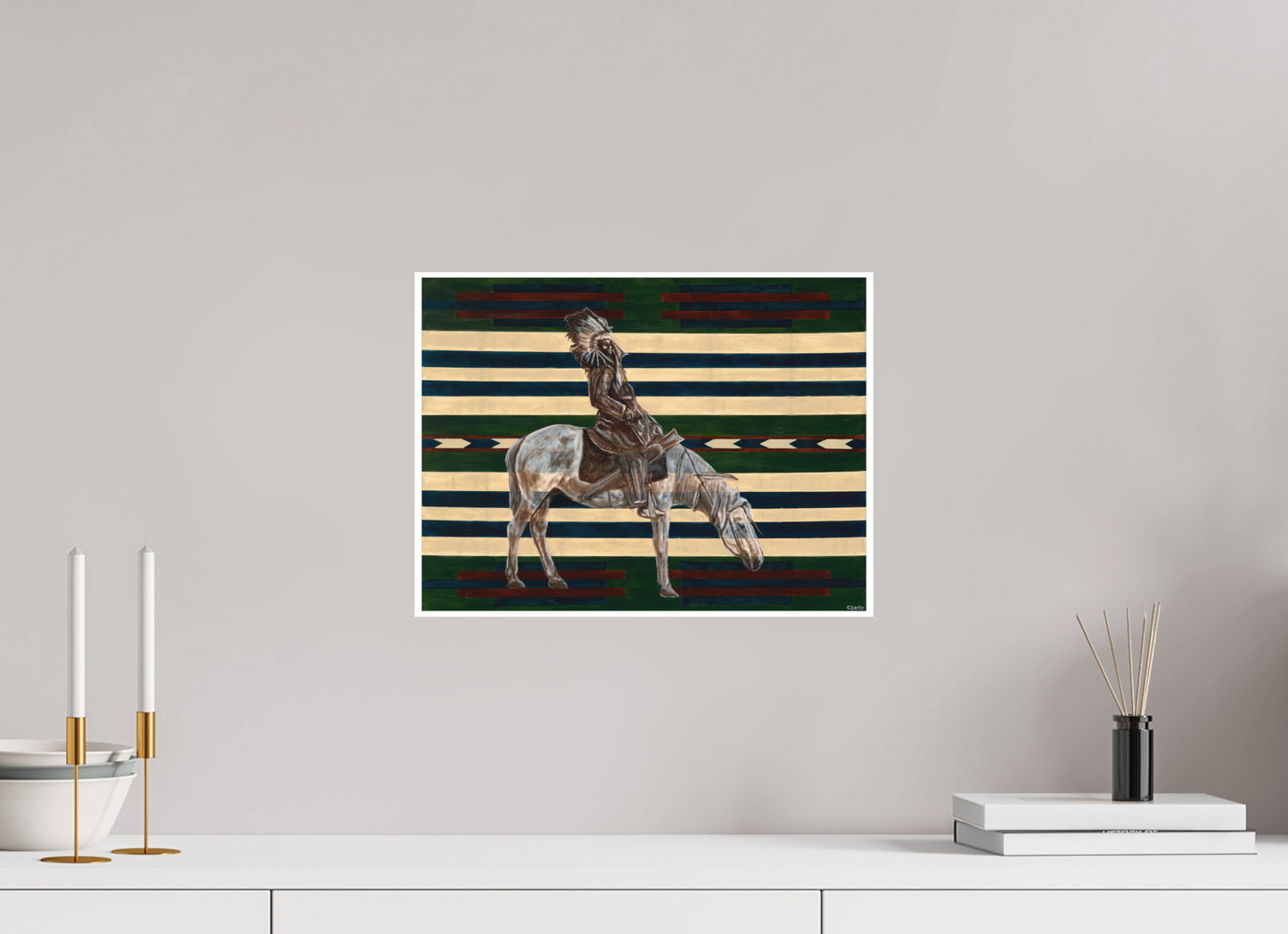 16 x 12″, Fine Art Print Woven Ghosts - Many Rains