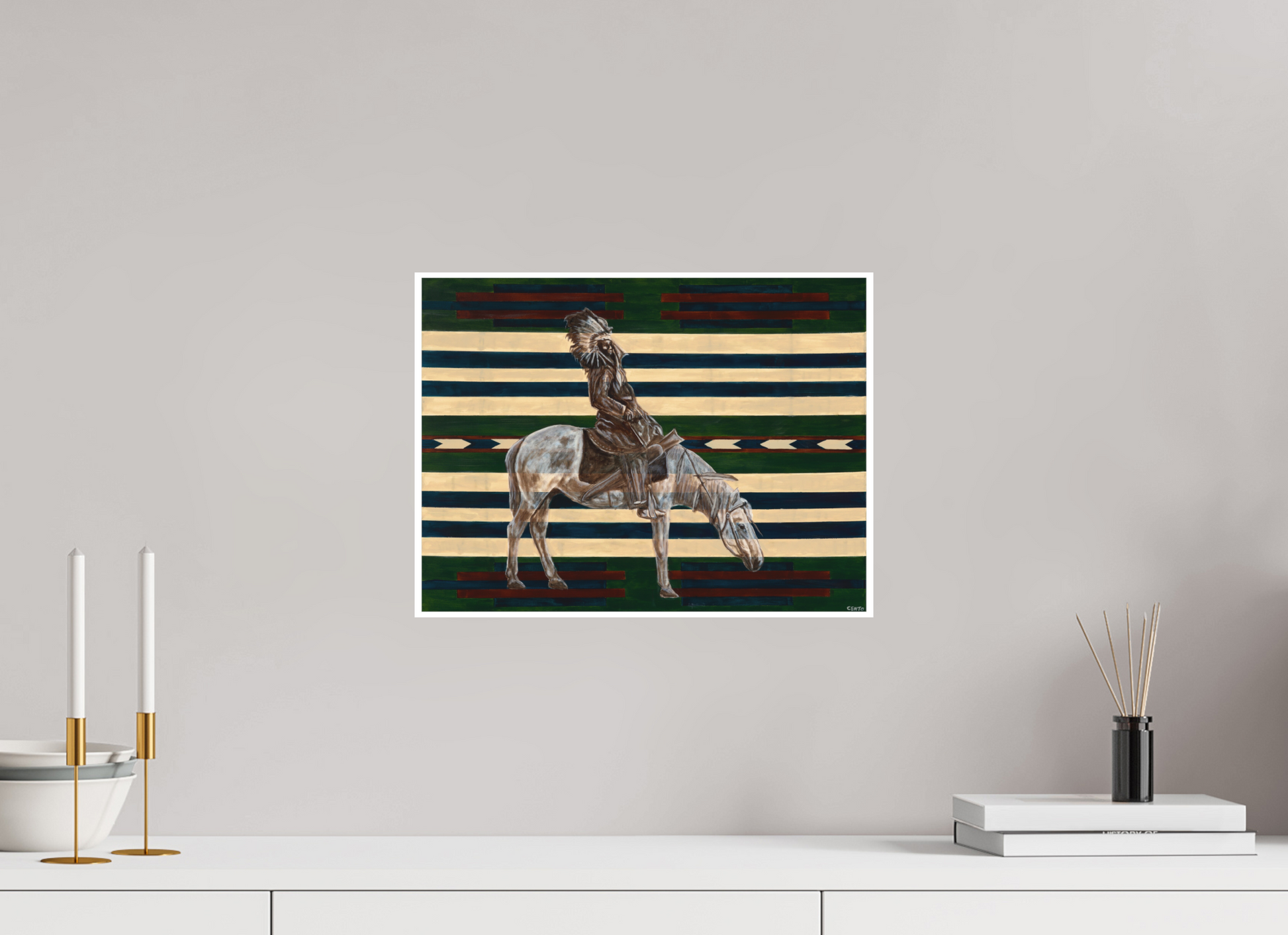 16 x 12″, Fine Art Print Woven Ghosts - Many Rains