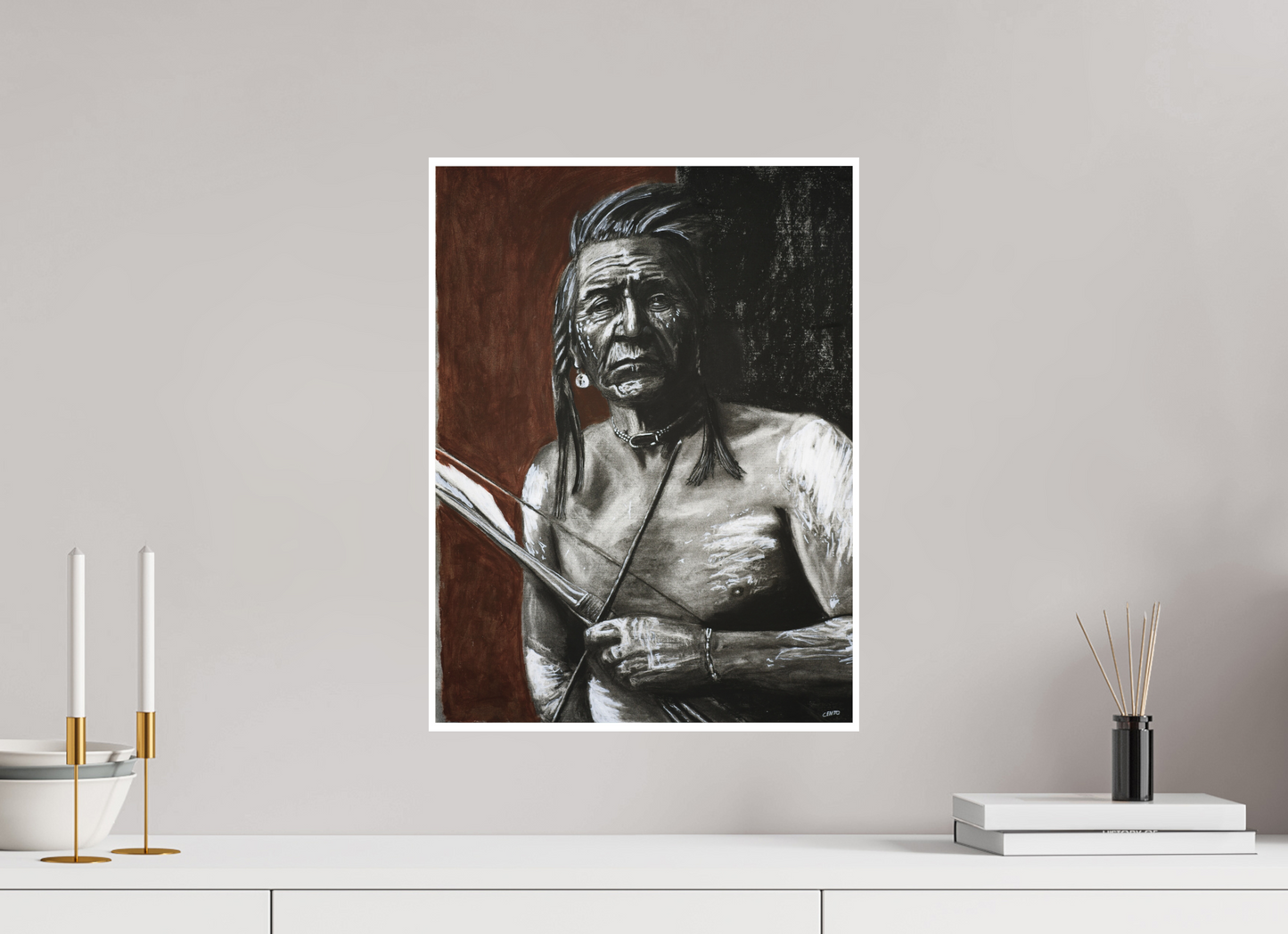 15 x 20″, Fine Art Print Two Leggings