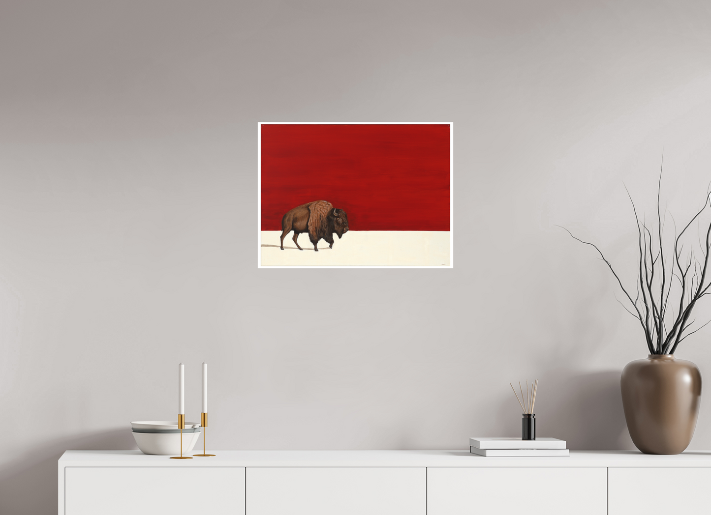 24 x 18″, Fine Art Print White Earth - Fall