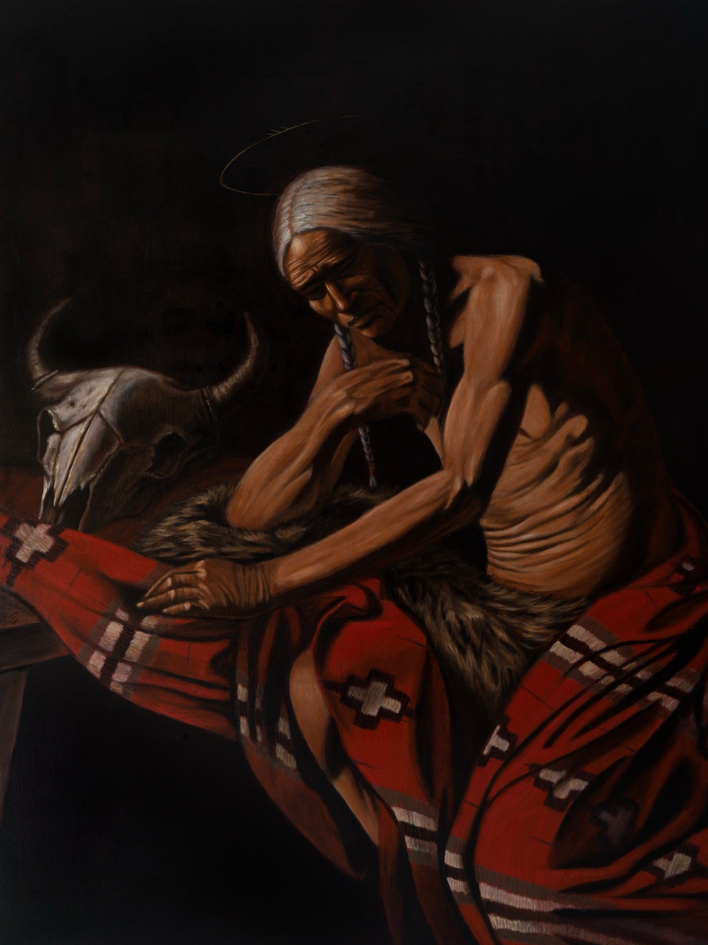 Medicine Man in Meditation