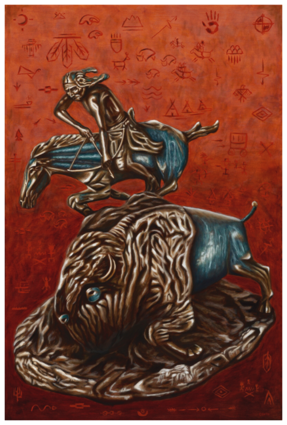 Main image Patina Buffalo Hunt