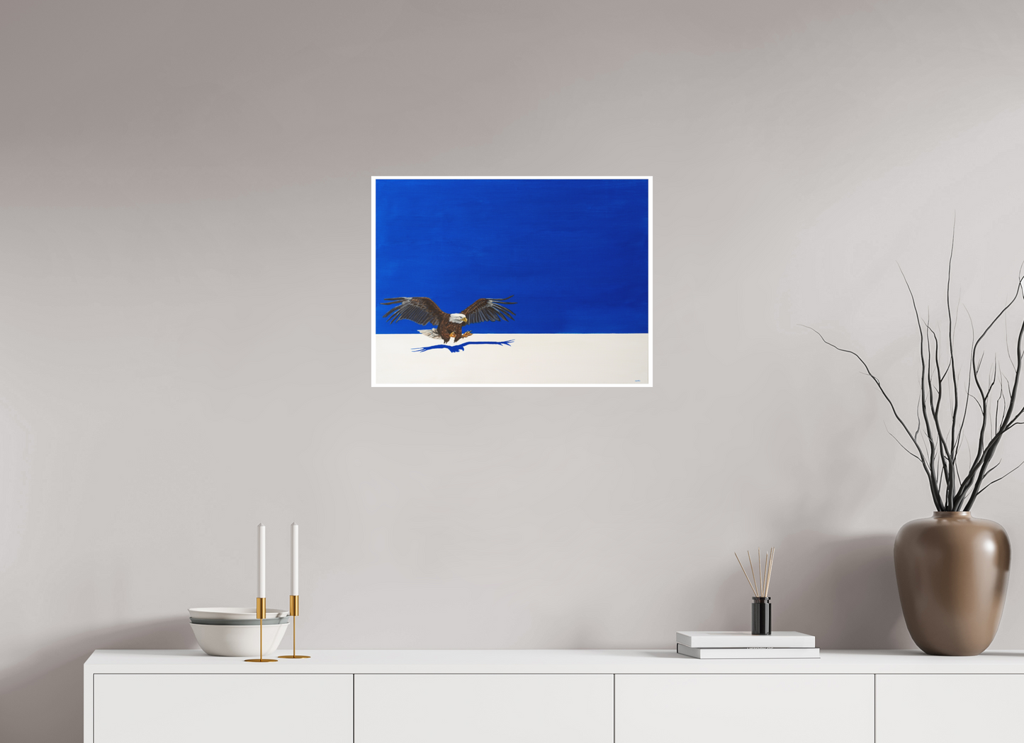 24 x 18″, Fine Art Print White Earth - Eagle