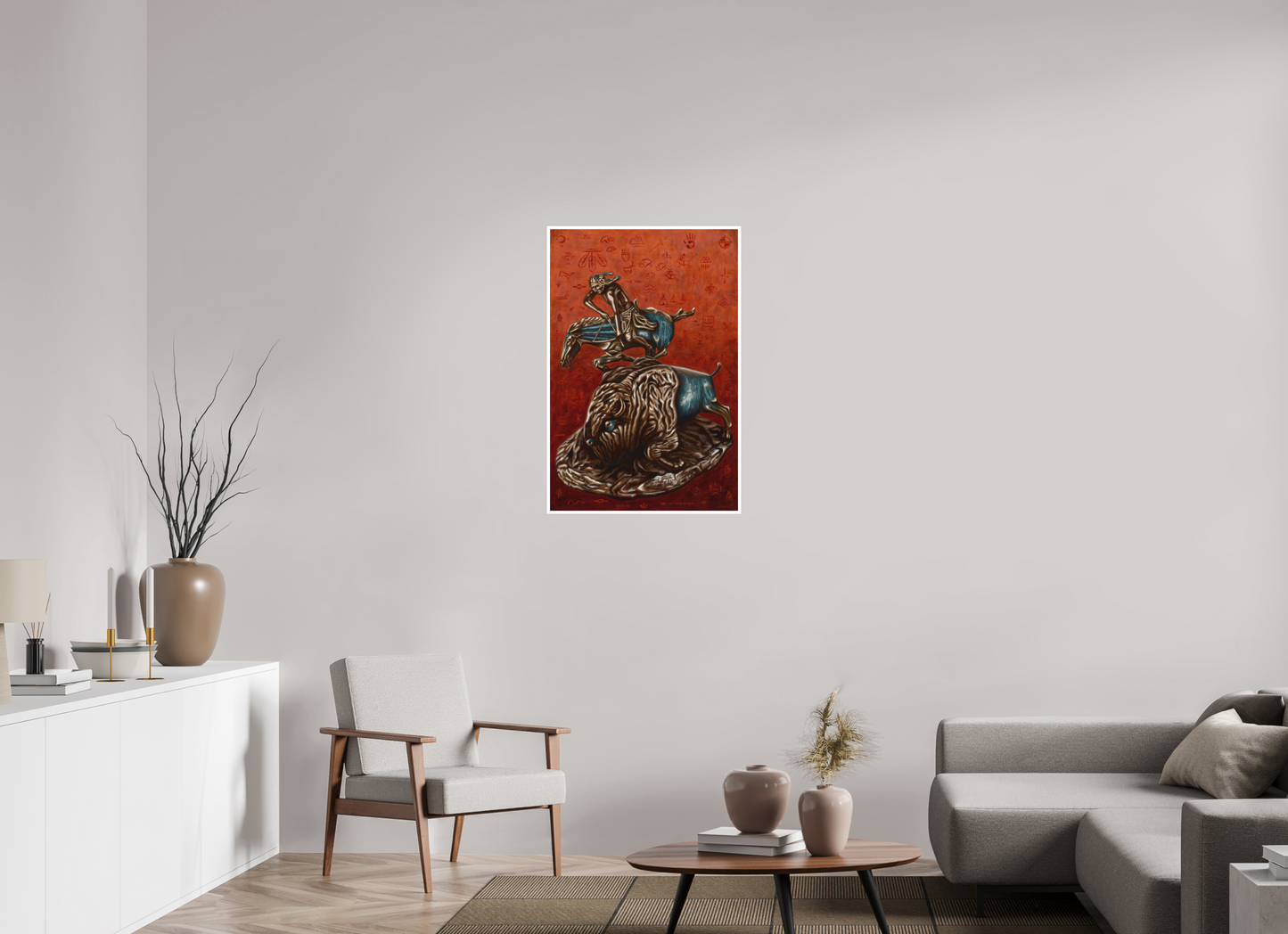 24 x 36″, Fuji Archive Silk - photo Patina Buffalo Hunt