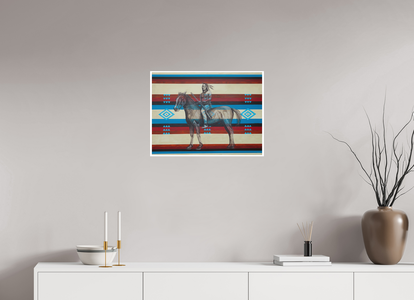 24 x 18″, Fine Art Print Woven Ghosts - El Camino